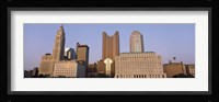 Buildings in a city, Columbus, Franklin County, Ohio, USA Fine Art Print