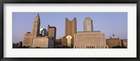 Buildings in a city, Columbus, Franklin County, Ohio, USA Fine Art Print