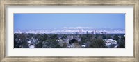 Denver Skyline with Mountains Fine Art Print