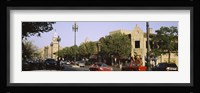USA, Missouri, Kansas, Country Club Plaza, Traffic on the road Fine Art Print