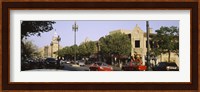 USA, Missouri, Kansas, Country Club Plaza, Traffic on the road Fine Art Print