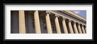 Shelby County Courthouse columns Memphis TN USA Fine Art Print