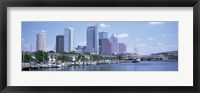 Skyline & Garrison Channel Marina Tampa FL USA Fine Art Print