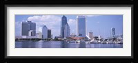Skyscrapers at the waterfront, Main Street Bridge, St. John's River, Jacksonville, Florida, USA Fine Art Print