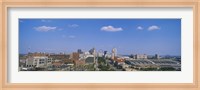 Aerial view of a city, St. Louis, Missouri, USA Fine Art Print