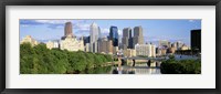 Daytime View of Philadelphia with Clouds Fine Art Print
