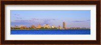 Buffalo skyline, Niagara River, Erie County, New York State Fine Art Print