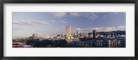 High angle view of buildings in a city, Portland, Oregon, USA Fine Art Print