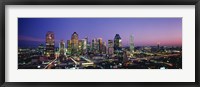 Night, Dallas, Texas, USA Fine Art Print