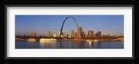 St. Louis Skyline with arch Fine Art Print