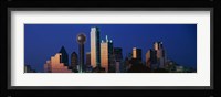 Night, Cityscape, Dallas, Texas Fine Art Print