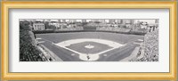 Wrigley Field in black and white, USA, Illinois, Chicago Fine Art Print