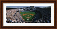 High angle view of a baseball stadium, Yankee Stadium, New York City, New York State, USA Fine Art Print