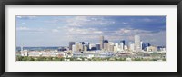 USA, Colorado, Denver, Invesco Stadium, High angle view of the city Fine Art Print