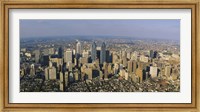 Aerial view of skyscrapers in a city, Philadelphia, Pennsylvania, USA Fine Art Print