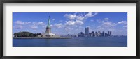 Statue of Liberty and Twin Towers Fine Art Print