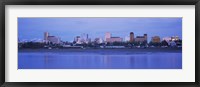 Buildings at the waterfront, Anchorage, Alaska, USA Fine Art Print