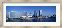 Buildings at the waterfront, St. John's River, Jacksonville, Florida, USA Fine Art Print