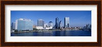 Buildings at the waterfront, St. John's River, Jacksonville, Florida, USA Fine Art Print