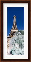 Fountain Eiffel Tower Las Vegas NV Fine Art Print