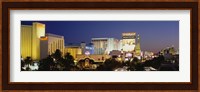 Las Vegas at dusk, Nevada Fine Art Print