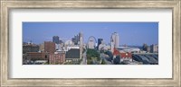 High Angle View Of A City, St Louis, Missouri, USA Fine Art Print