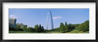 Low angle view of a monument, St. Louis, Missouri, USA Fine Art Print