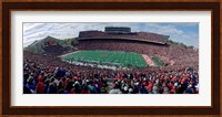 University Of Wisconsin Football Game, Camp Randall Stadium, Madison, Wisconsin, USA Fine Art Print