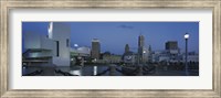 Dusk in Cleveland, Ohio Fine Art Print