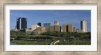 Buildings in a city, Fort Worth, Texas Fine Art Print