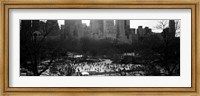 Wollman Rink Ice Skating, Central Park, NYC, New York City, New York State, USA Fine Art Print