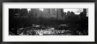 Wollman Rink Ice Skating, Central Park, NYC, New York City, New York State, USA Fine Art Print