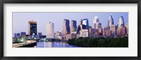 Skyline View of Downtown Philadelphia Fine Art Print