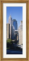 Low angle view of Manhattan skyscrapers, New York City Fine Art Print