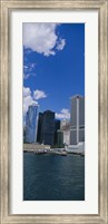 Low angle view of skyscrapers, Manhattan Fine Art Print