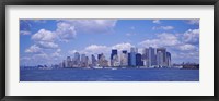 Skyscrapers on the waterfront, Manhattan Fine Art Print
