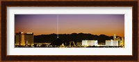 Mandalay Bay and Luxor at night, Las Vegas, Nevada Fine Art Print