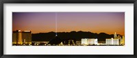 Mandalay Bay and Luxor at night, Las Vegas, Nevada Fine Art Print