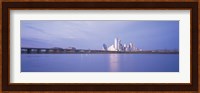 Buildings on the waterfront, Dallas, Texas, USA Fine Art Print