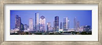 Houston Skyline Lit Up, Texas Fine Art Print