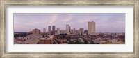 Skyscrapers in a city, Fort Worth, Texas, USA Fine Art Print