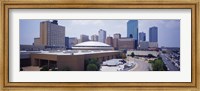 High Angle View Of Office Buildings In A City, Dallas, Texas, USA Fine Art Print