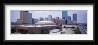 High Angle View Of Office Buildings In A City, Dallas, Texas, USA Fine Art Print