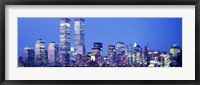 Evening, Lower Manhattan, NYC, New York City, New York State, USA Framed Print