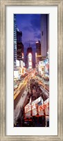 High Angle view of Times Square, NYC Fine Art Print