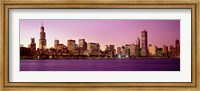 Skyline At Sunset, Chicago, Illinois, USA Fine Art Print