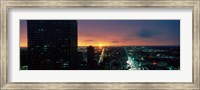 Night view of Houston, Texas Fine Art Print