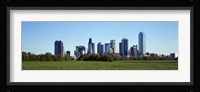 Dallas on a clear day,TX Fine Art Print