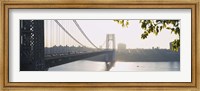 George Washington Bridge in black and white, New York City Fine Art Print