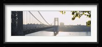 George Washington Bridge in black and white, New York City Fine Art Print